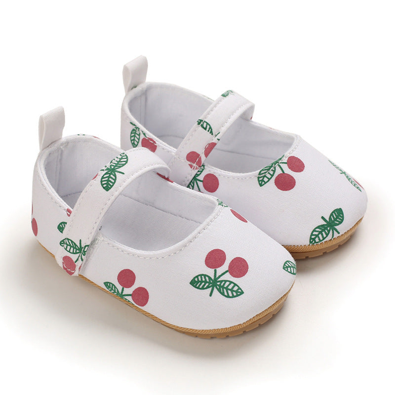 Baby Toddler Shoes Soft Rubber Sole Indoor Soft Sole Princess Shoes