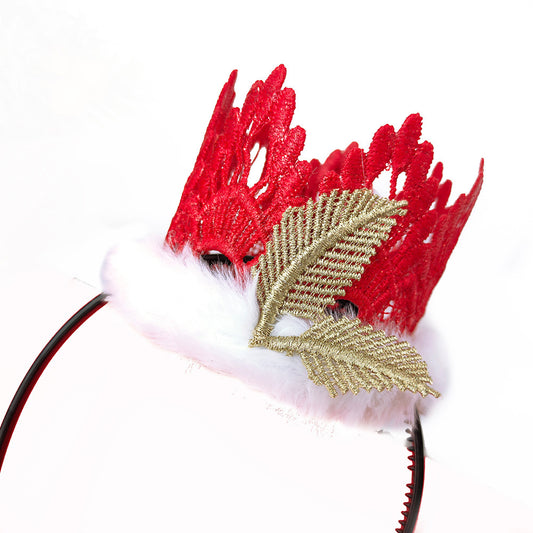 Children's Christmas Headband New Year Children's Hair Accessories Baby Three-dimensional