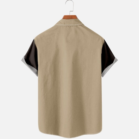 Sleeve Shirt Men's Casual Loose Shirt