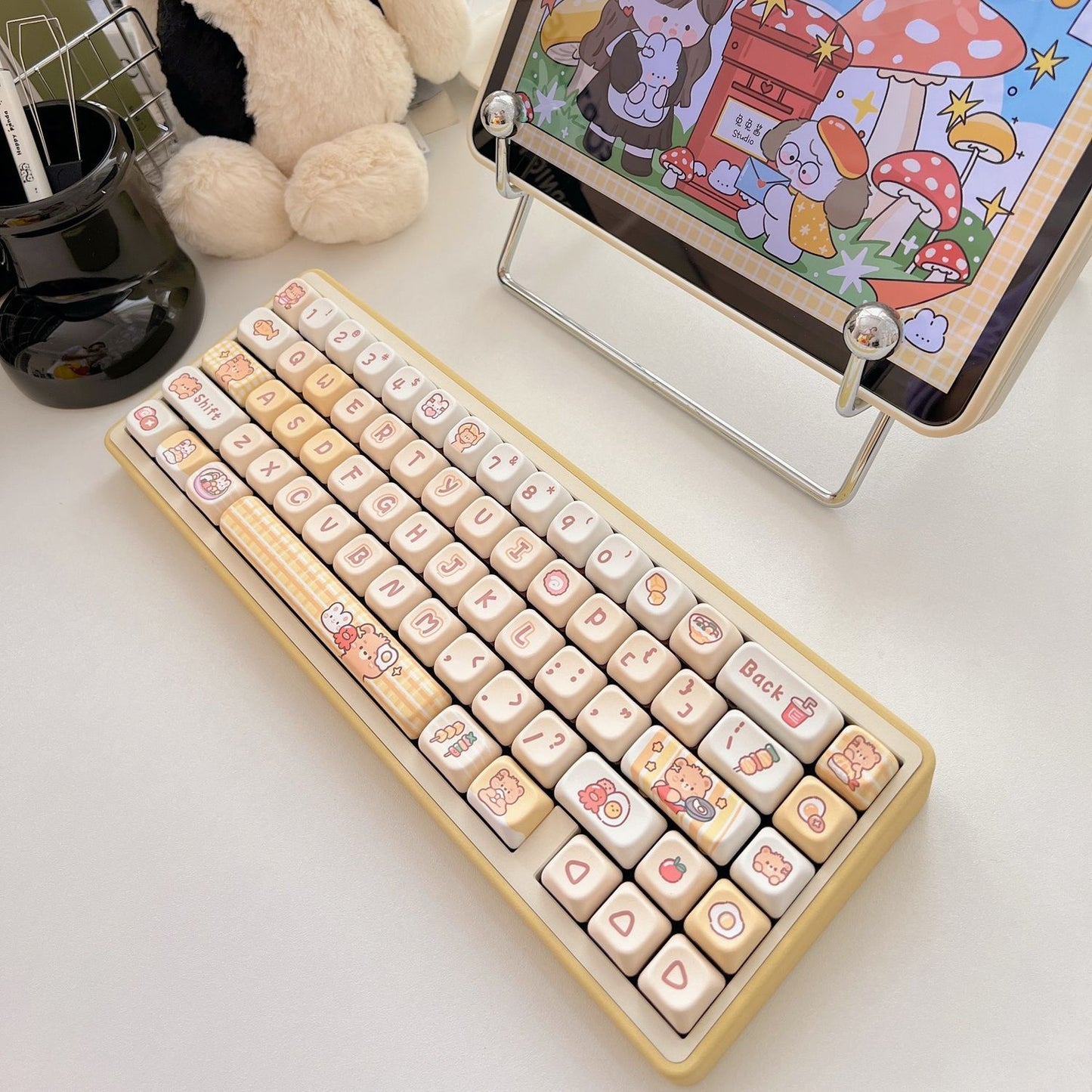 Key Cap EOA Height PBT Material Heat Sublimation High Aesthetic Value