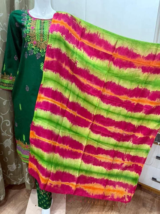 সিম্পল ব্লক থ্রি পিস