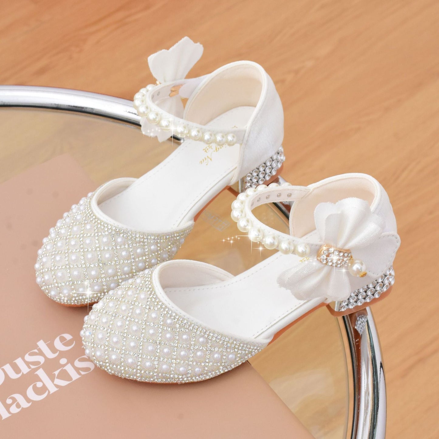 Girls' Princess High Heels Piano Catwalk Show Sandals