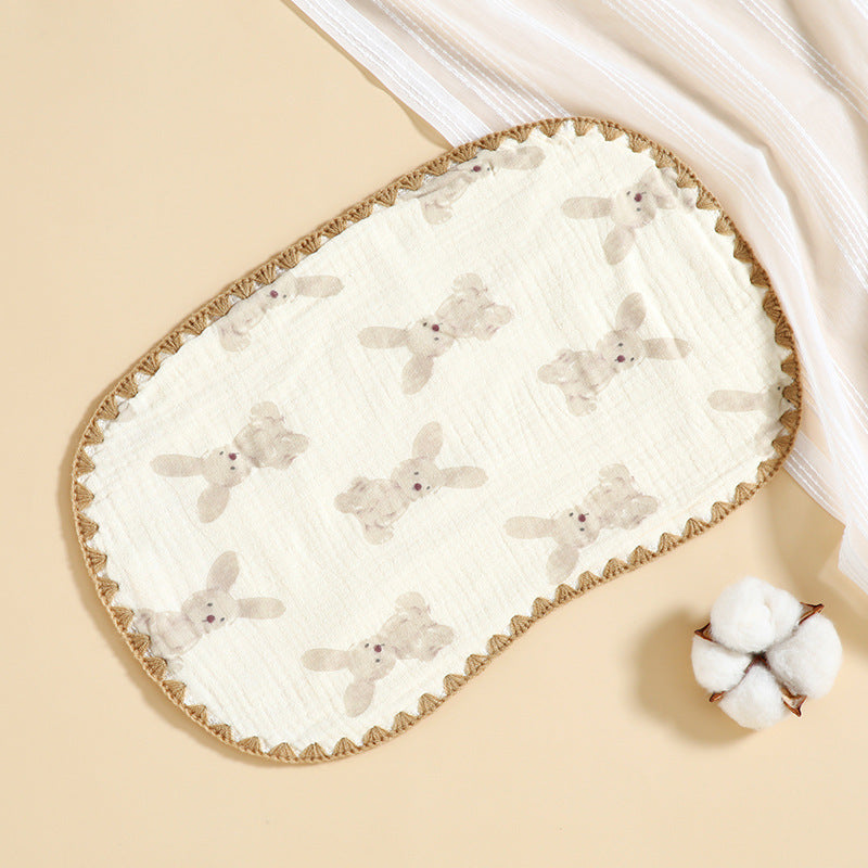 Newborn Baby 10-layer Cotton Cloth Flat Pillow