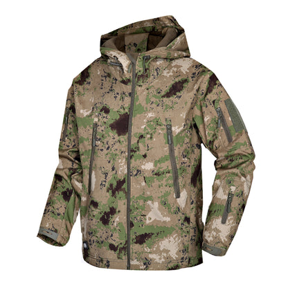 Autumn And Winter Men's Outdoor Camouflage Clothing Soft Shell Jacket