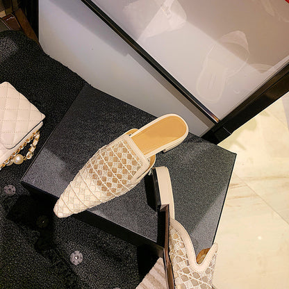 Baotou Hollow Shoes Comfortable Leisure Lazy Trawl