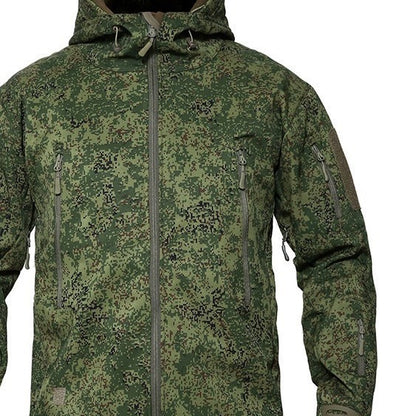 Autumn And Winter Men's Outdoor Camouflage Clothing Soft Shell Jacket