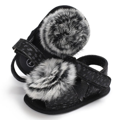 baby newborn childrens shoes baby stroller baby shoes Leopard Cute Ball childrens wear non-slip shoes 0-18M