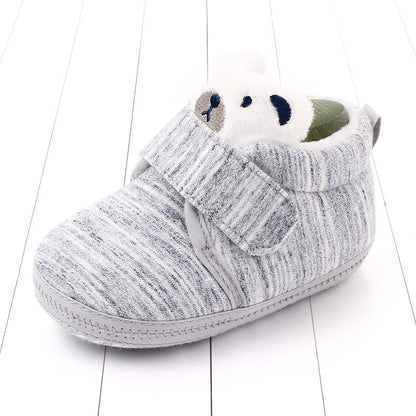 Newborn cotton baby shoes with soft soles