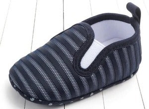 baby shoes boys newborn infant shoes prewalkers girls crib shoes autumn 0-18M slip on navy pink yellow blue SandQ baby