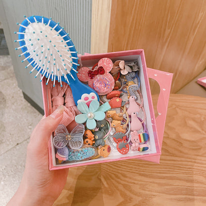 Children's Hair Accessories Set 28-piece Gift Box Girl's Headdress