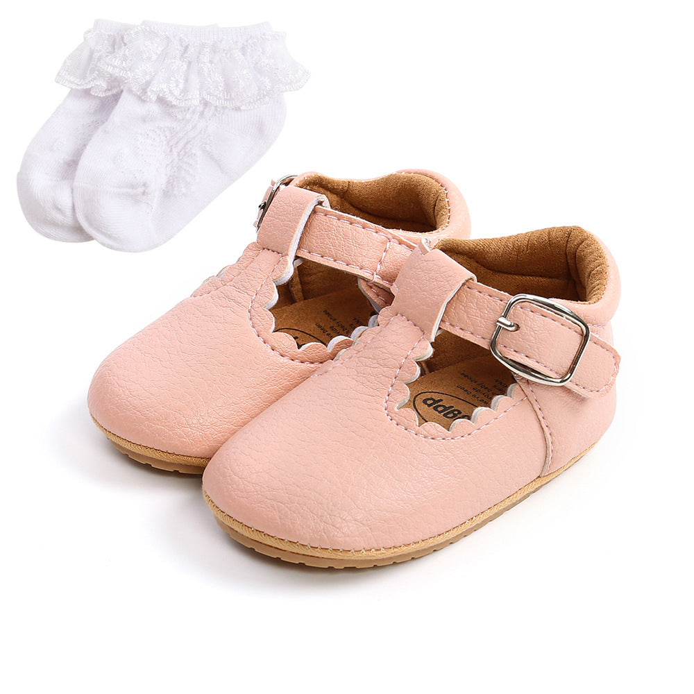 Luxury Soft Leather Baby Princess Shoes Newborn