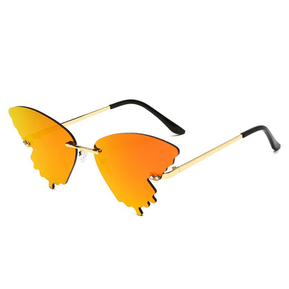 Sex Butterfly Sunglasses Men and Women Trend Colorful Street Shooting Ink