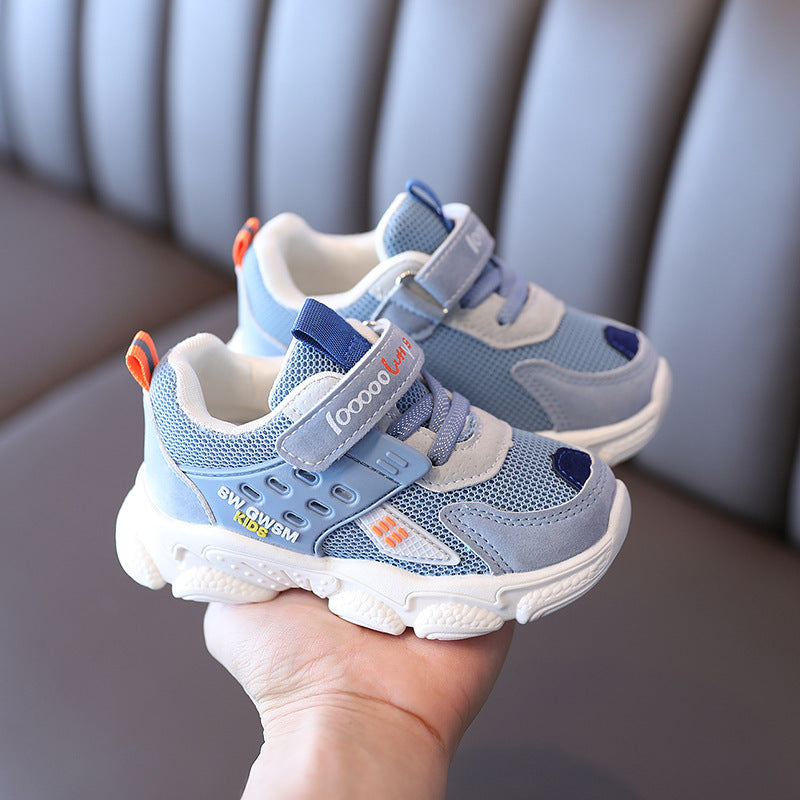 Breathable Mesh Baby Shoes Non-Slip Soft Sole Casual Boys And Girls Sports Shoes