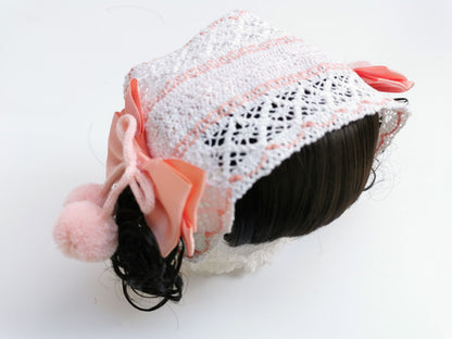 Newborn Baptism Cute Curly Hair Bundle Bangs Hair Ornament