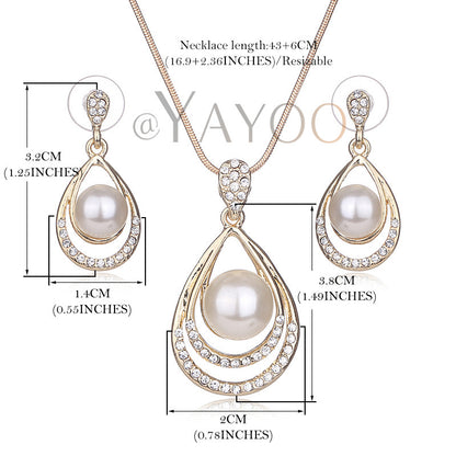 Pearl Jewelry Set for women