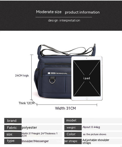 Men's Bags Crossbody Multi-pocket Large Capacity Shoulder Bag