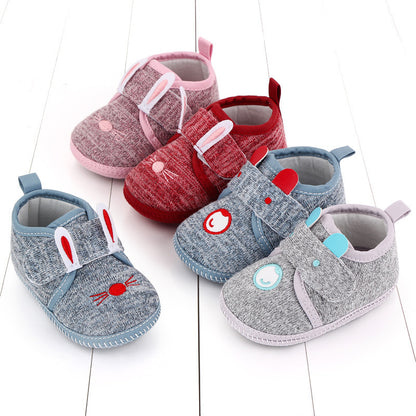 Cartoon baby shoes 0-1 year old soft soled walking shoes