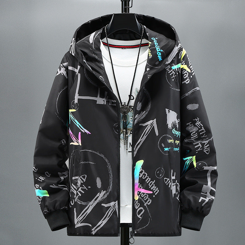 Trendy Colorful Handsome Student Fashion Brand Jacket