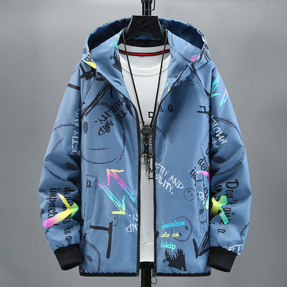 Trendy Colorful Handsome Student Fashion Brand Jacket