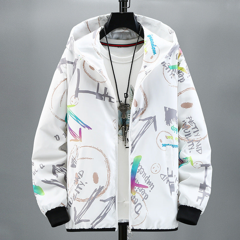 Trendy Colorful Handsome Student Fashion Brand Jacket