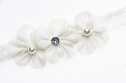 Three little plum blossom baby headband