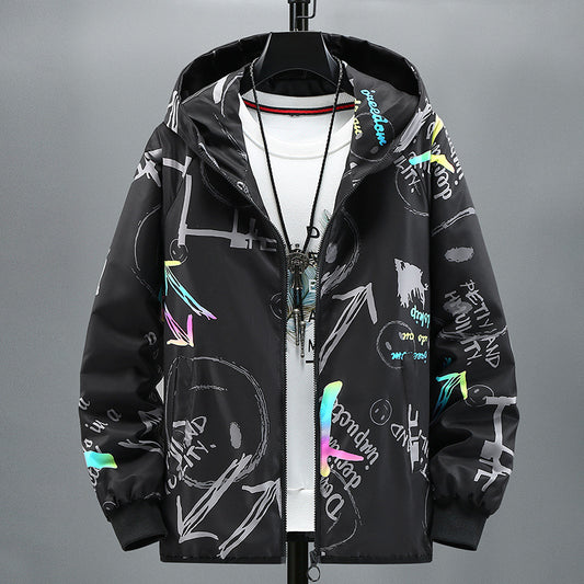 Trendy Colorful Handsome Student Fashion Brand Jacket
