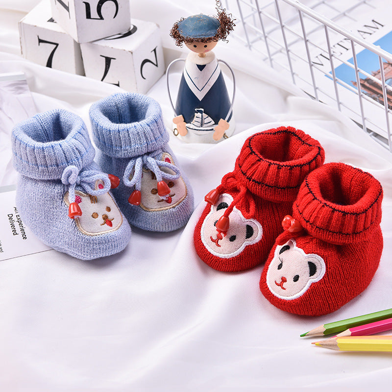 Fashion Newborn Cartoon Warm Baby Shoes