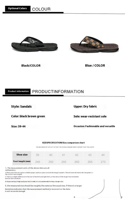 Non-slip Wear-resistant Outdoor Summer Flip-flops Men's