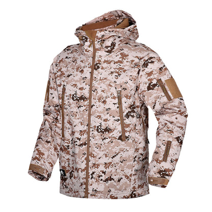 Autumn And Winter Men's Outdoor Camouflage Clothing Soft Shell Jacket