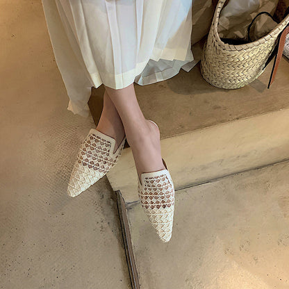 Baotou Hollow Shoes Comfortable Leisure Lazy Trawl