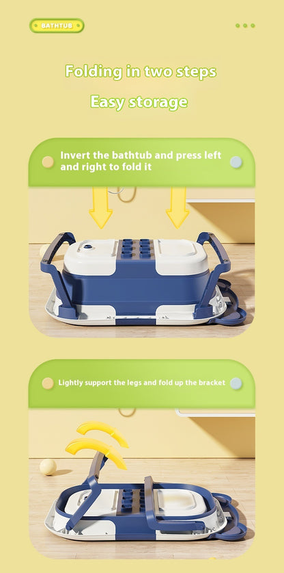 Household Newborn Baby Bathtub Temperature-sensing Bathtub