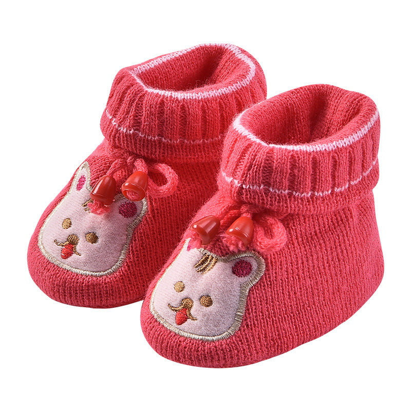 Fashion Newborn Cartoon Warm Baby Shoes