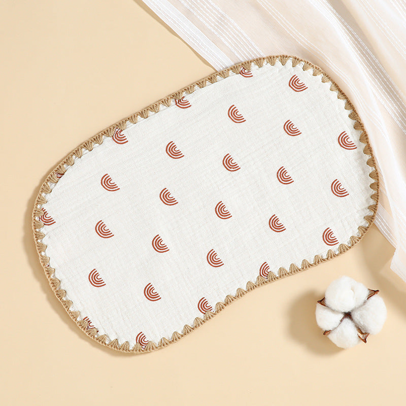 Newborn Baby 10-layer Cotton Cloth Flat Pillow