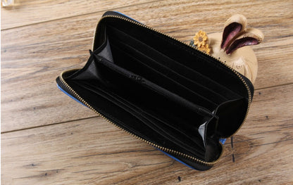 Cat lady wallet female cartoon cat creative long wallet clutch