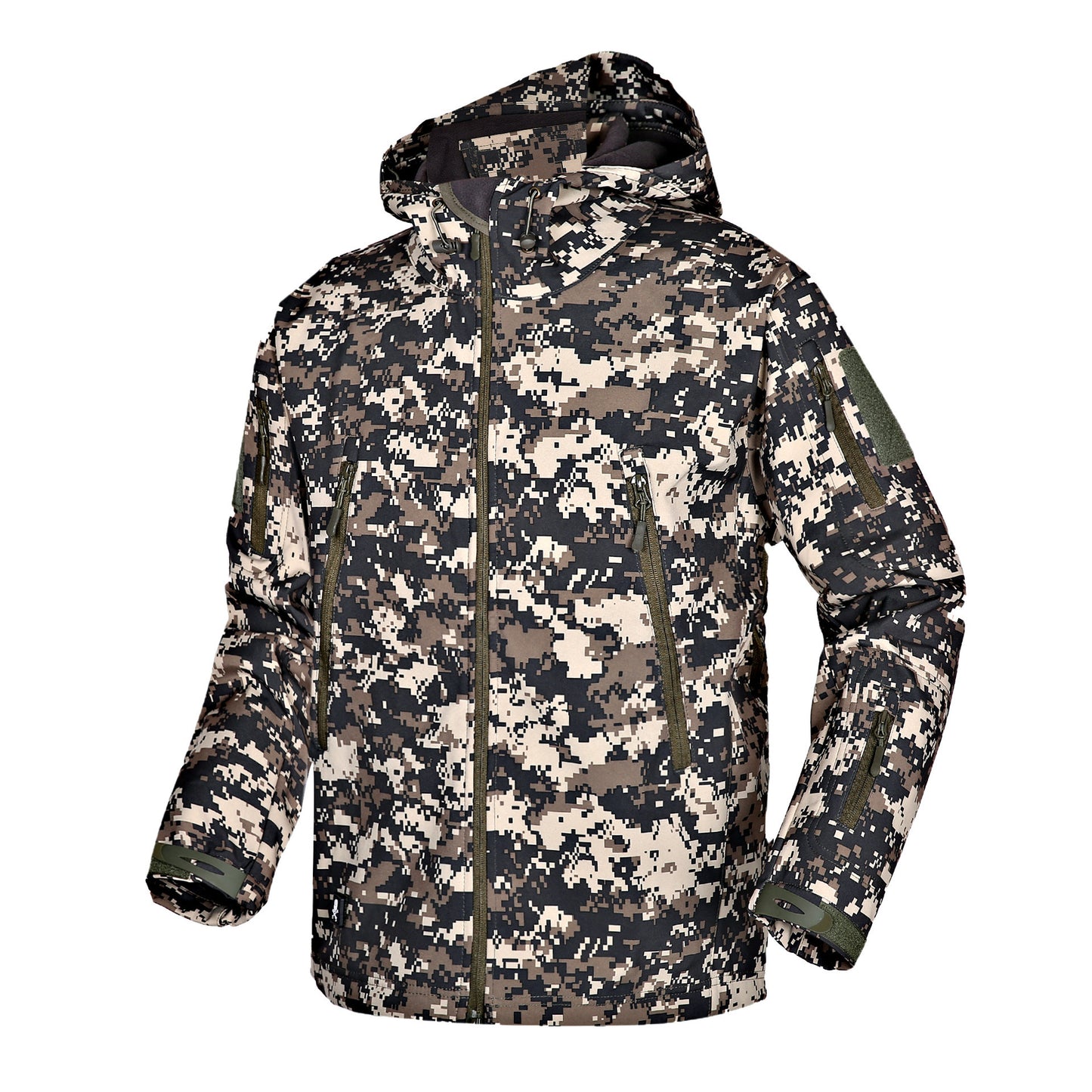 Autumn And Winter Men's Outdoor Camouflage Clothing Soft Shell Jacket