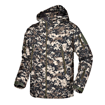 Autumn And Winter Men's Outdoor Camouflage Clothing Soft Shell Jacket