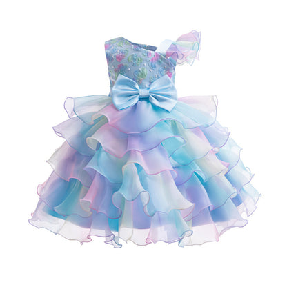 Girls' Bowknot Pettiskirt High-end