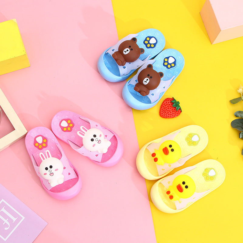 PVC massage slippers