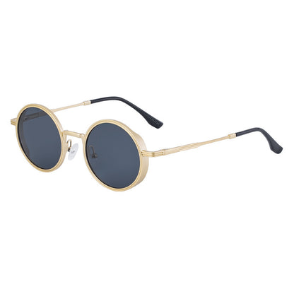 New Fashion Round Frame Sunglasses Men