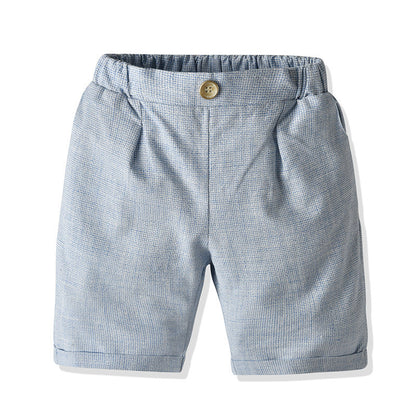 Fashion Personality Boys' Waistcoat Two-piece Set