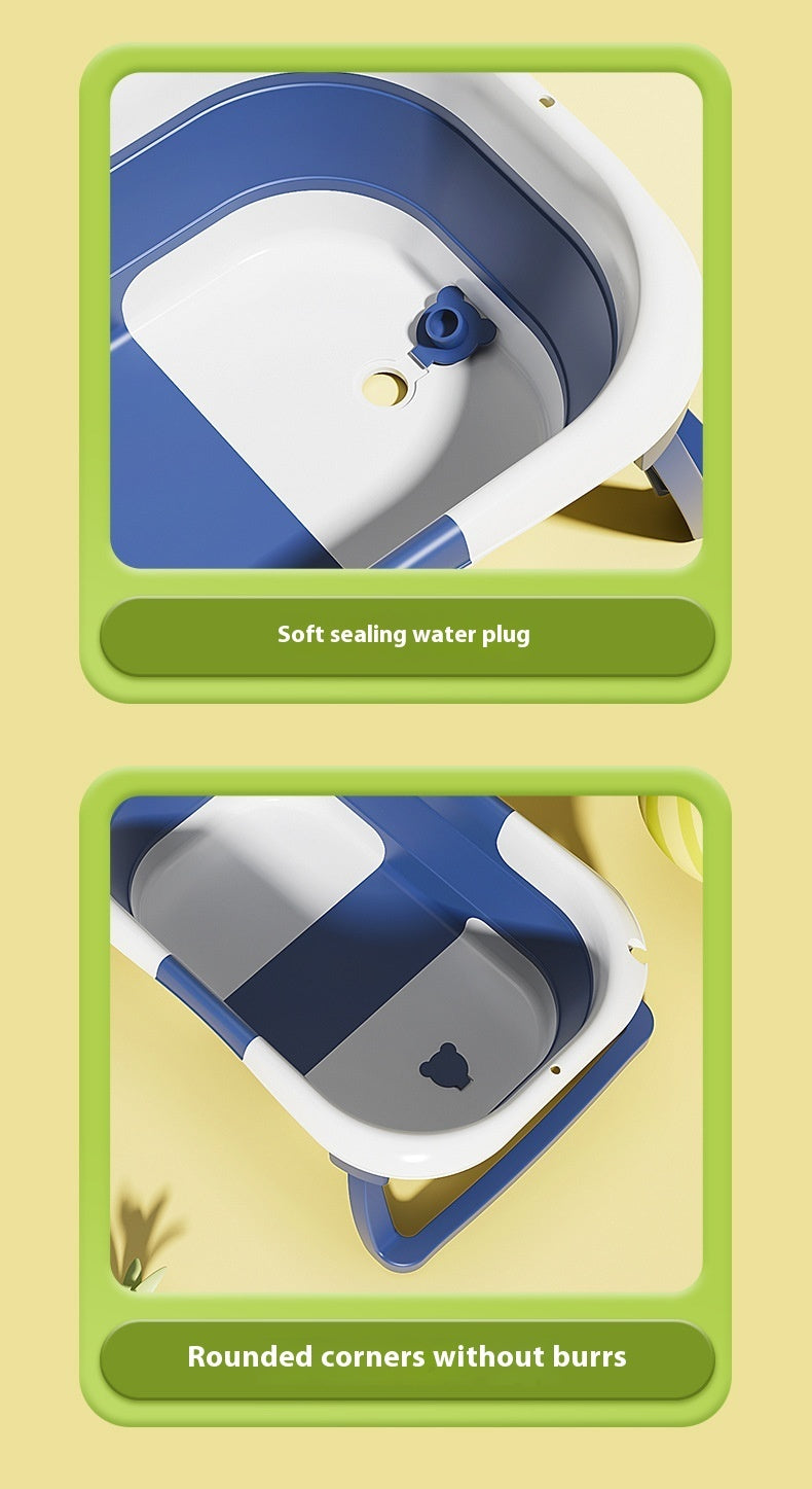 Household Newborn Baby Bathtub Temperature-sensing Bathtub