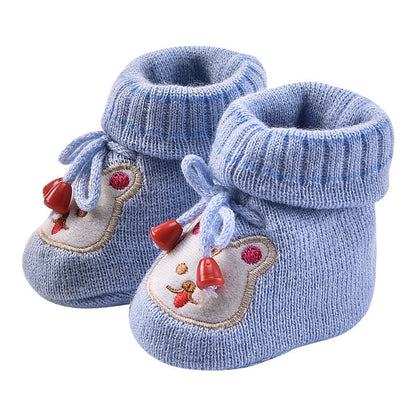 Fashion Newborn Cartoon Warm Baby Shoes