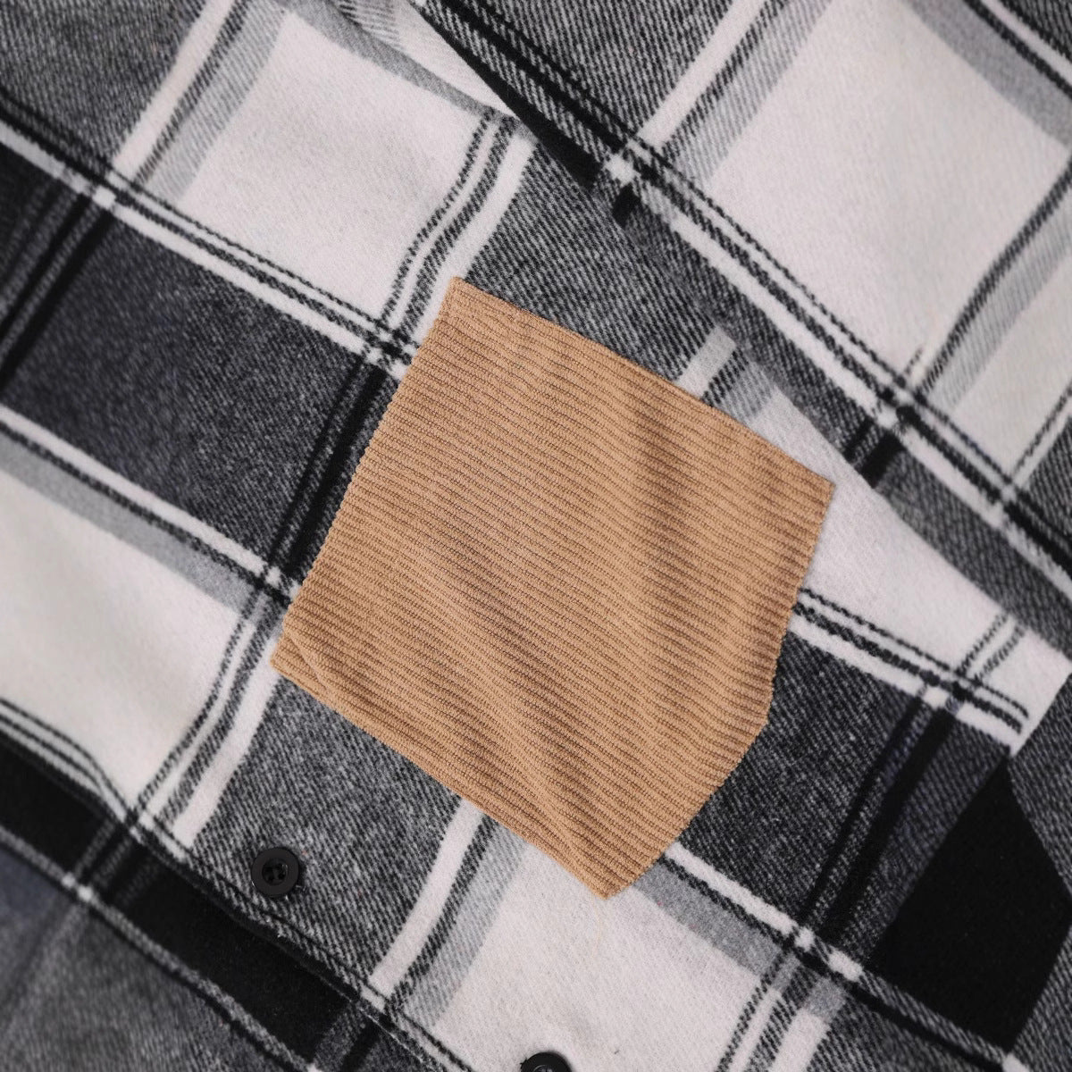 Fashion Men's Retro Outerwear Brushed Shirt Coat