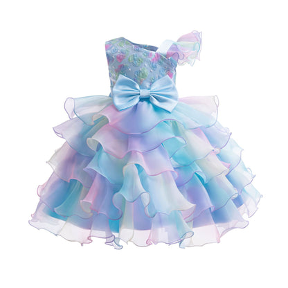 Girls' Bowknot Pettiskirt High-end