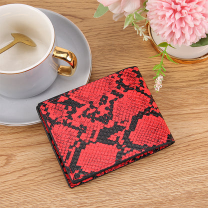 Fashion Retro Creative Printing Men's Short Wallet