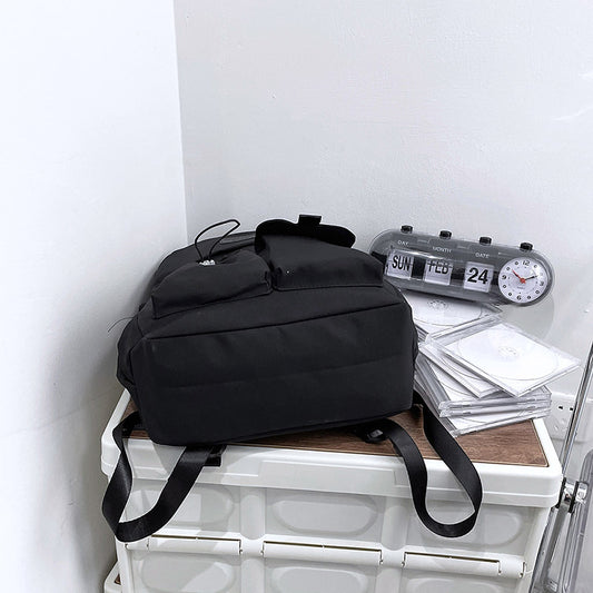 Nylon Backpack School Bag Junior High School Student Bags