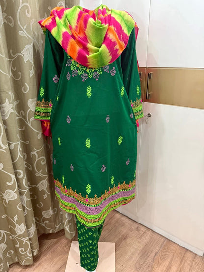 সিম্পল ব্লক থ্রি পিস