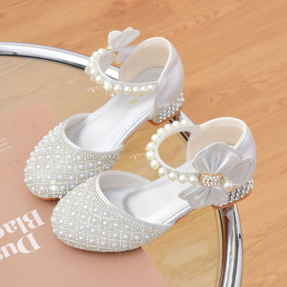 Girls' Princess High Heels Piano Catwalk Show Sandals