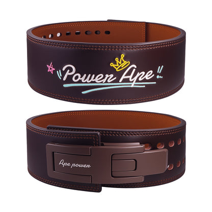 Cartoon Full Leather Fitness Belt