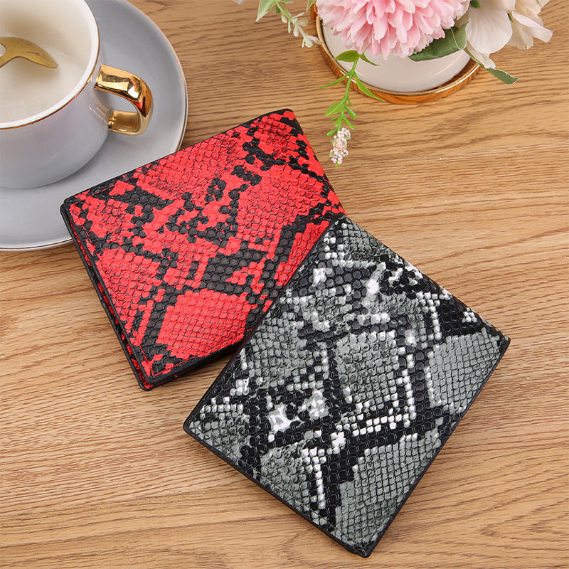 Fashion Retro Creative Printing Men's Short Wallet